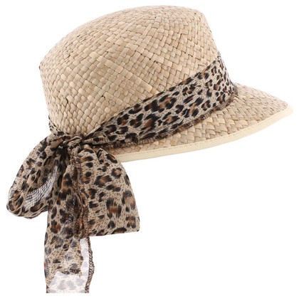 seagrass cap with scarf