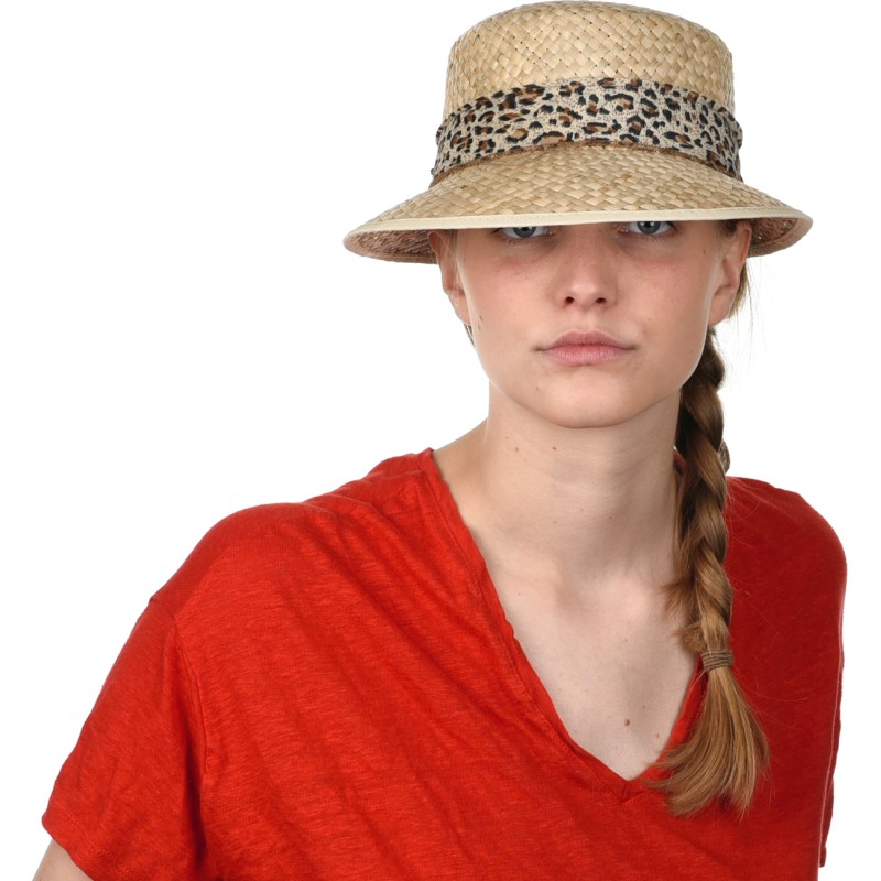 seagrass cap with scarf
