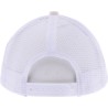 Baseball cap with tone-on-tone rear mesh, with an embroidered H.