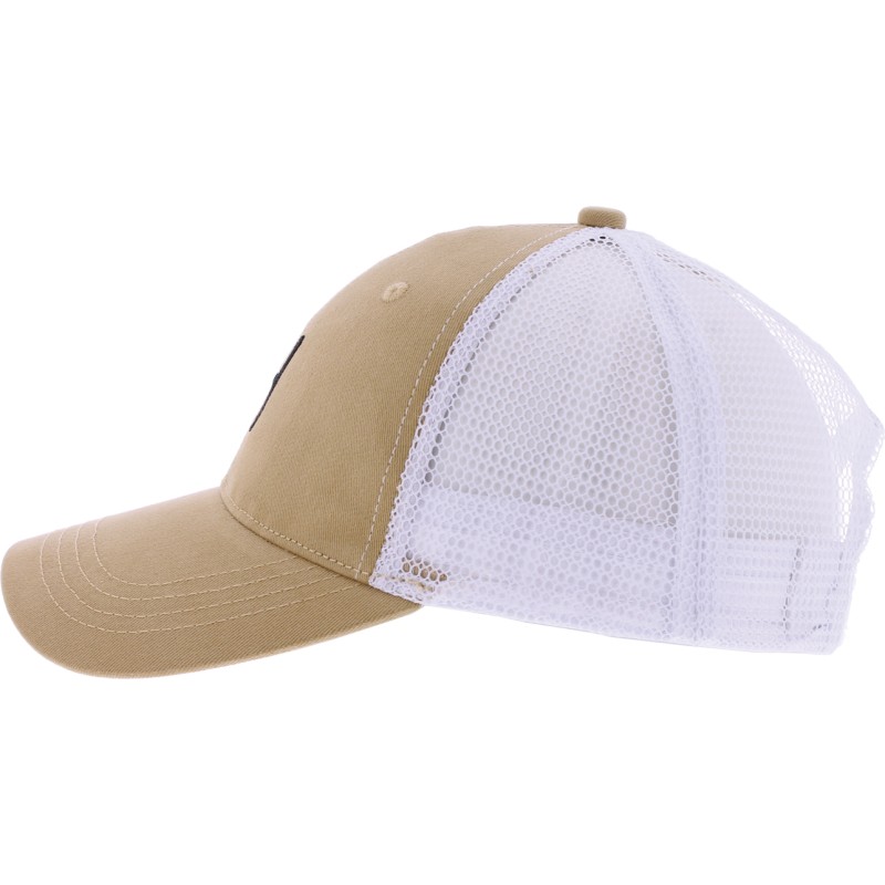 Baseball cap with tone-on-tone rear mesh, with an embroidered H.