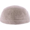 Casquette plate unie en soie