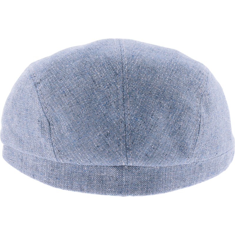 Plain silk flat cap