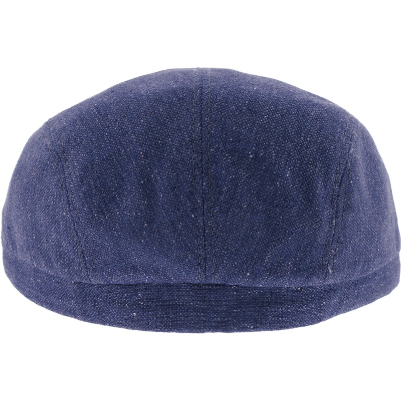 Plain silk flat cap