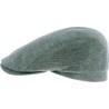 Plain silk flat cap