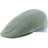 Two-tone flat cap.