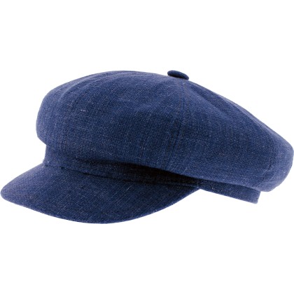 Casquette gavroche femme unie, avec élastique à l'arrière.