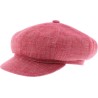 Plain women's newsboy cap, with elastic at the back.