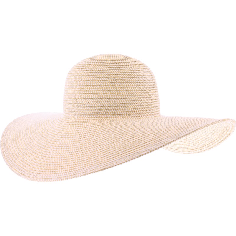 Women's very large brim hat with UPF 50 protection.