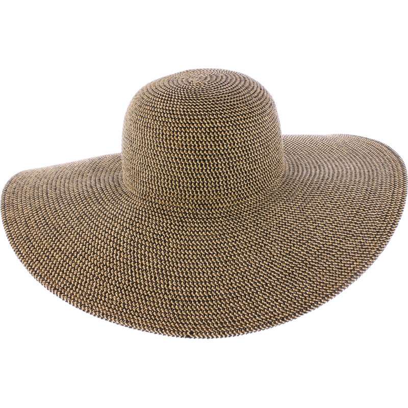 Women's very large brim hatwith UPF 50 protection.