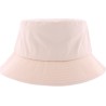 Plain color waterproof bucket hat.