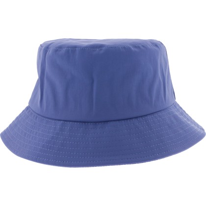 Plain color waterproof bucket hat.