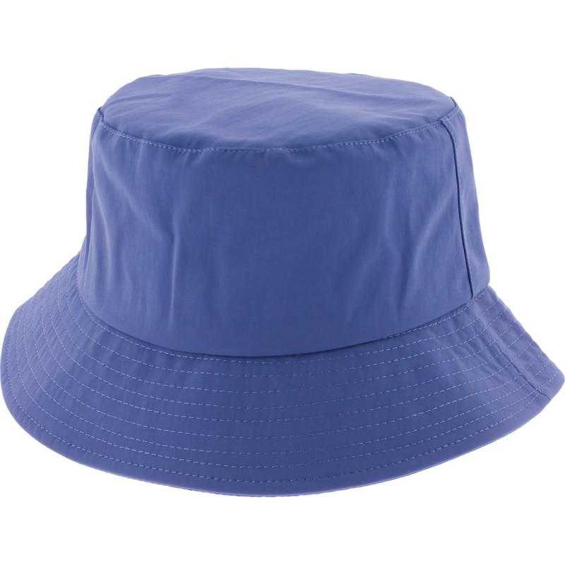 Plain color waterproof bucket hat.