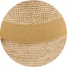 Large straw brim hat, with plain ribbon and interior drawstring.