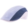 Tricolor flat cap.