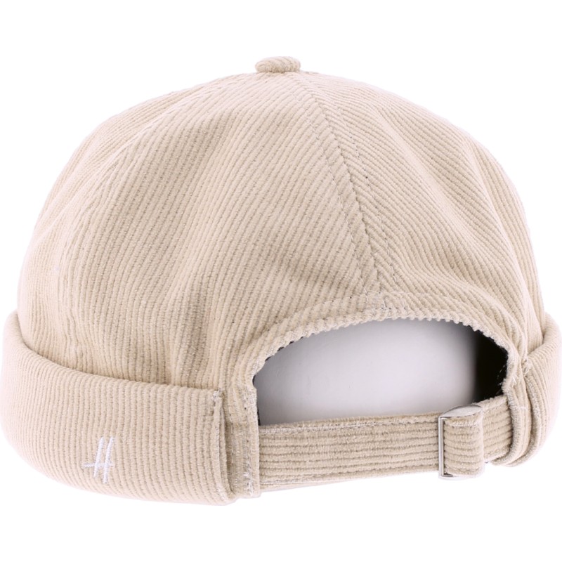 Velvet cotton sailor cap