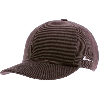 Casquette baseball en velours uni avec rabats oreilles et intérieur pl