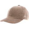 Plain velvet baseball cap with ear flaps and plush interior