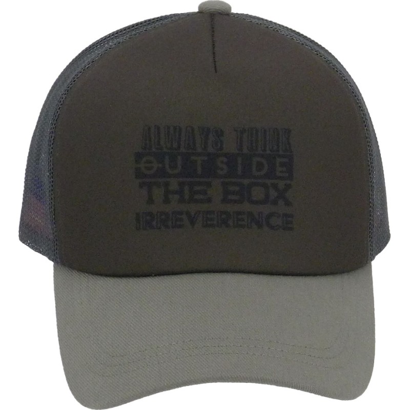 Plain printed baseball cap and mesh.