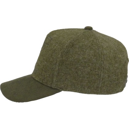 Casquette baseball unie avec broderie.