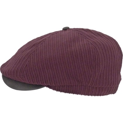 Casquette baseball bicolore en velour.