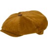 Plain velvet gavroche cap.