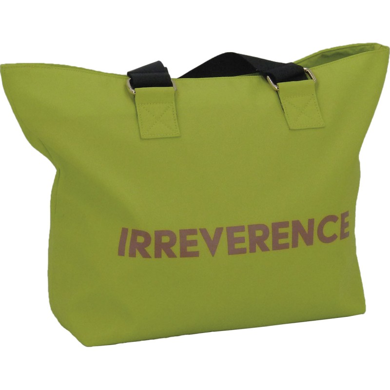 Printed tote bag.