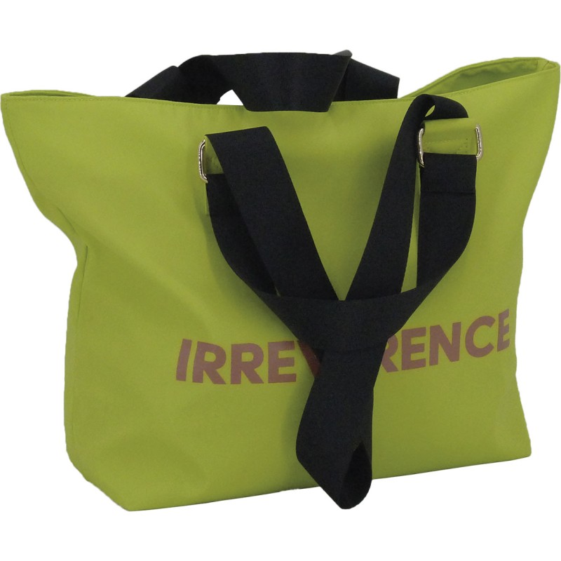 Printed tote bag.