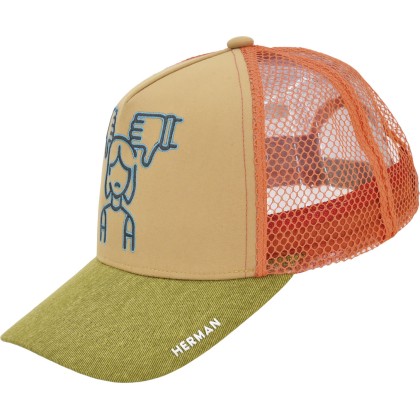 Casquette baseball trucker américaine tricolore avec mesh souple, pann