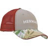 Casquette baseball avec mesh rigide, visière sandwich avec un imprimé