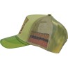 Baseball cap with soft mesh and a transparent silicone visor