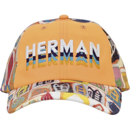 Casquette baseball multicolore,  panneau frontal uni avec broderie HER