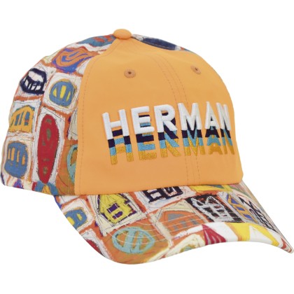 Casquette baseball multicolore,  panneau frontal uni avec broderie HER
