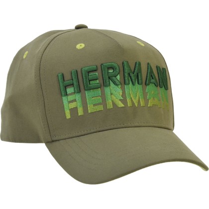 Two-tone American trucker baseball cap with rainbow HERMAN embroidery