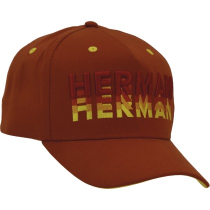Casquette baseball trucker américaine bicolore avec broderie HERMAN ar