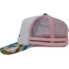 Casquette baseball avec mesh rigide, visière avec un imprimé abstrait,