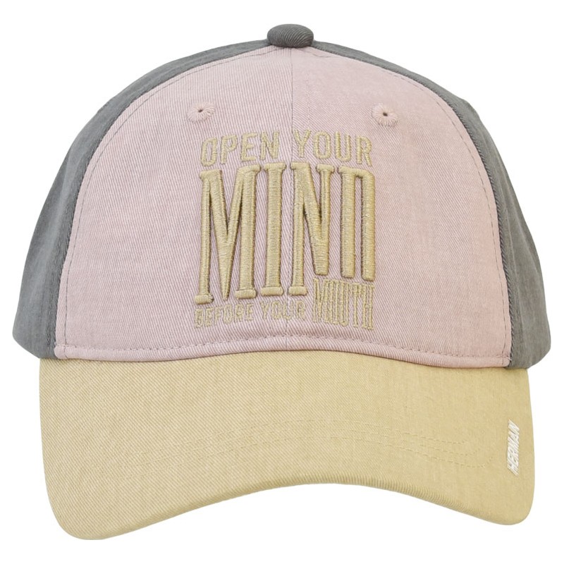 Urban tricolor cotton baseball cap