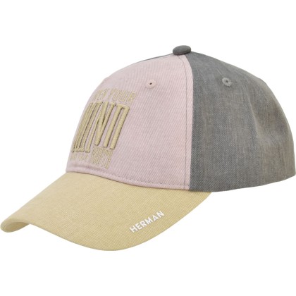 Urban tricolor cotton baseball cap