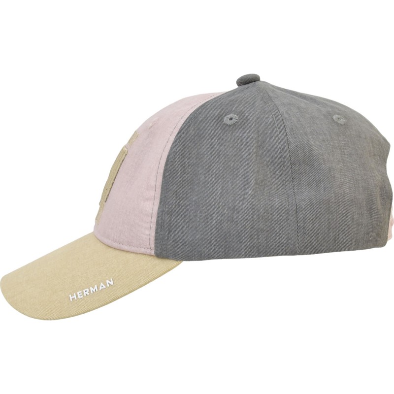Urban tricolor cotton baseball cap