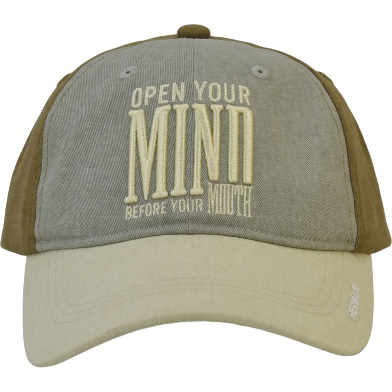 Urban tricolor cotton baseball cap