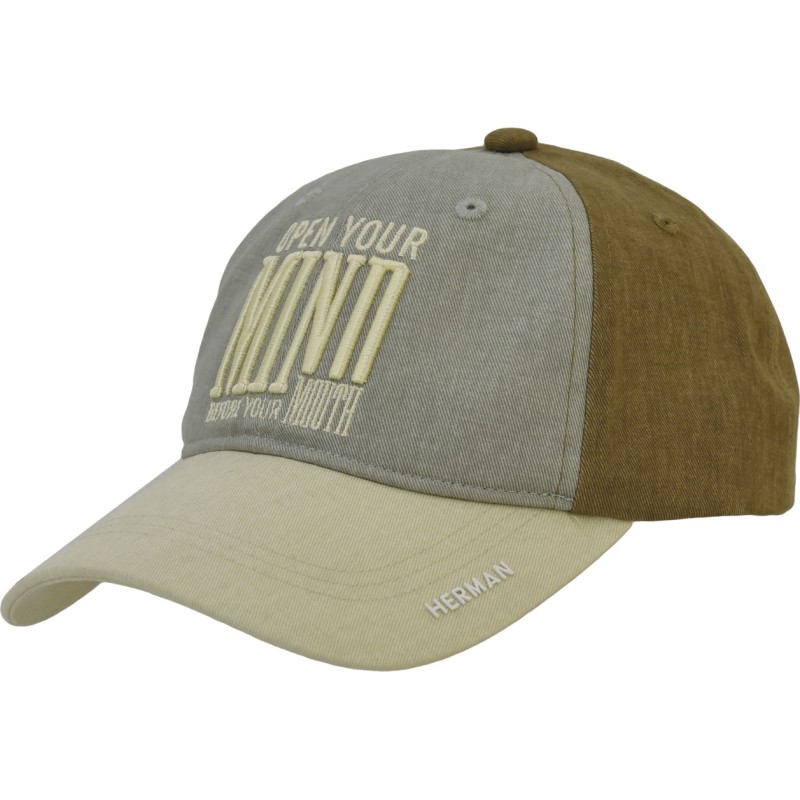 Urban tricolor cotton baseball cap