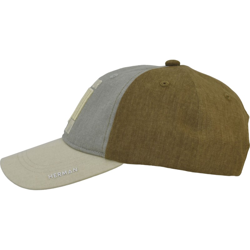 Urban tricolor cotton baseball cap
