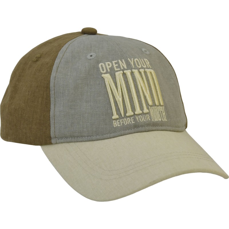 Urban tricolor cotton baseball cap