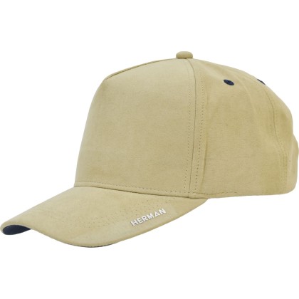 Casquette baseball bicolore en peau de pêche