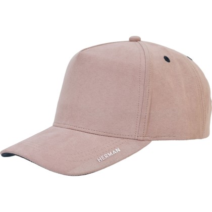 Casquette baseball bicolore en peau de pêche