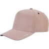 Casquette baseball bicolore en peau de pêche