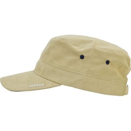 Casquette cubaine bicolore en peau de pêche