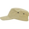 Casquette cubaine bicolore en peau de pêche