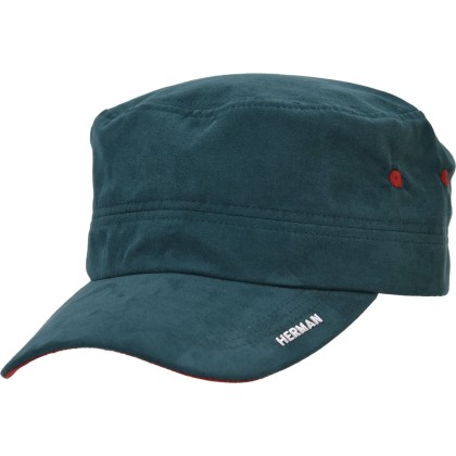 Casquette cubaine bicolore en peau de pêche