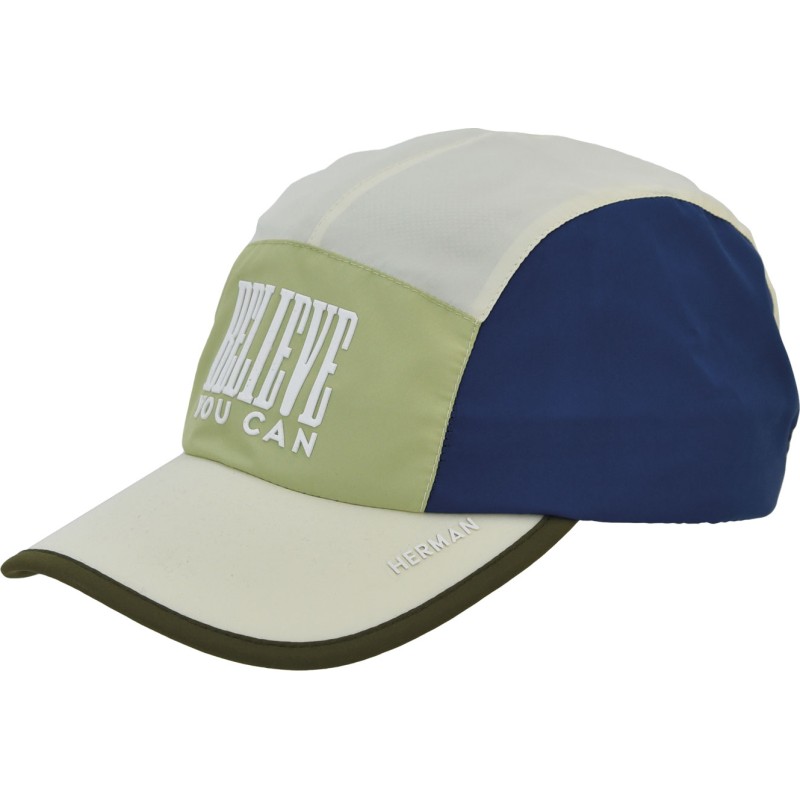 Casquette baseball 5 panneaux tricolore