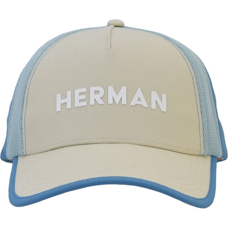 Tricolor baseball cap with soft mesh